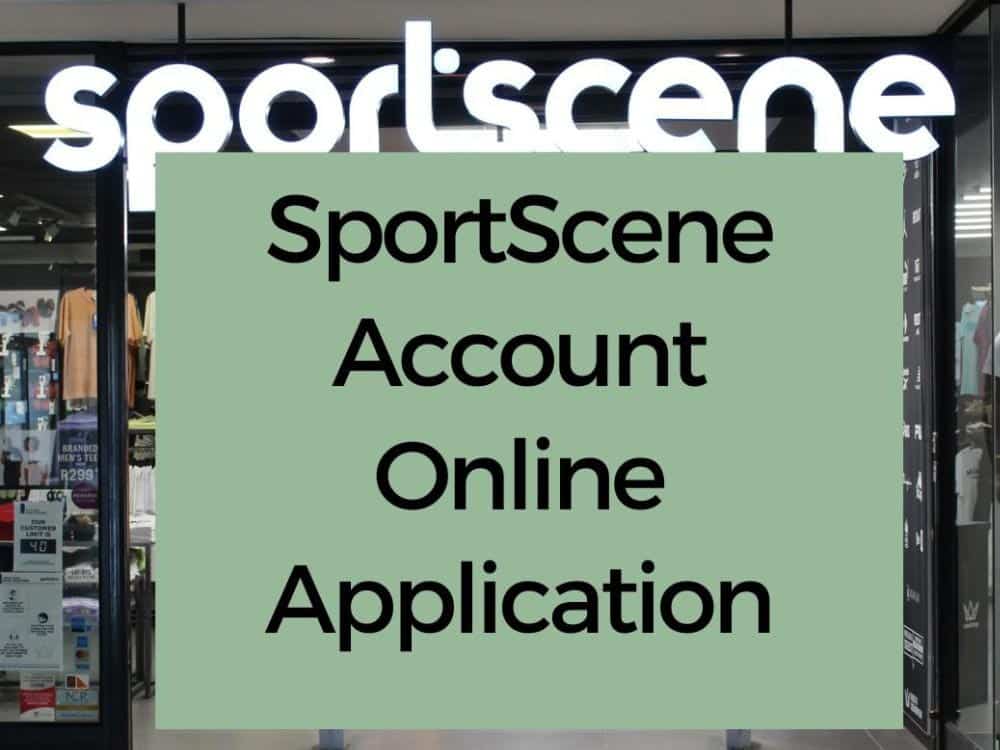 Procedure to Initiate an Online Application for a Sportscene Account